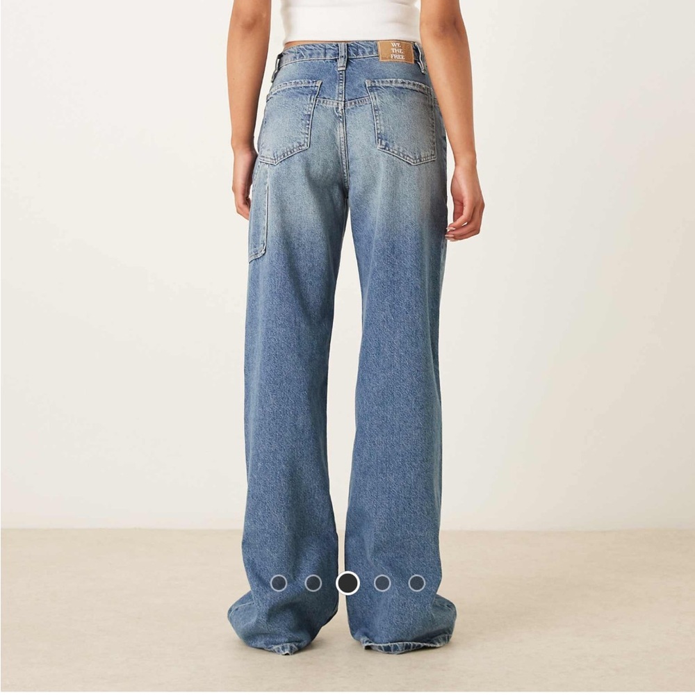 Free People Tinsley Baggy High Rise Straight Leg - Picture 2 of 10